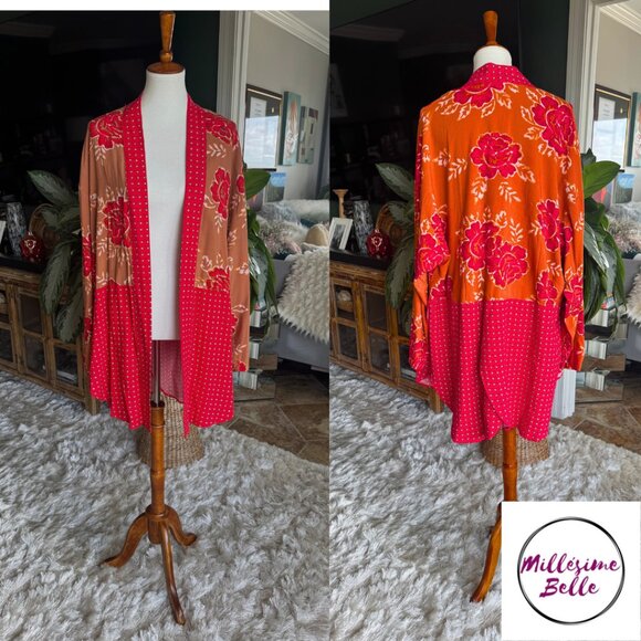 Free People Silk Kimono - Picture 1 of 8